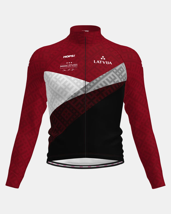 Latvian Triathlon Federation THERMAL cycling jacket for Age-Groups